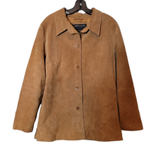 Load image into Gallery viewer, Vintage 1990s Suede Leather Embroidered Jacket Impressions by Rem Garson Size L Music Festival Lucille Golden Vintage Brooklyn Vintage Shop By Appointments Virtual Vintage Shop