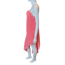 Load image into Gallery viewer, 90s Vintage Beaded Asymmetric Hem Slip Dress