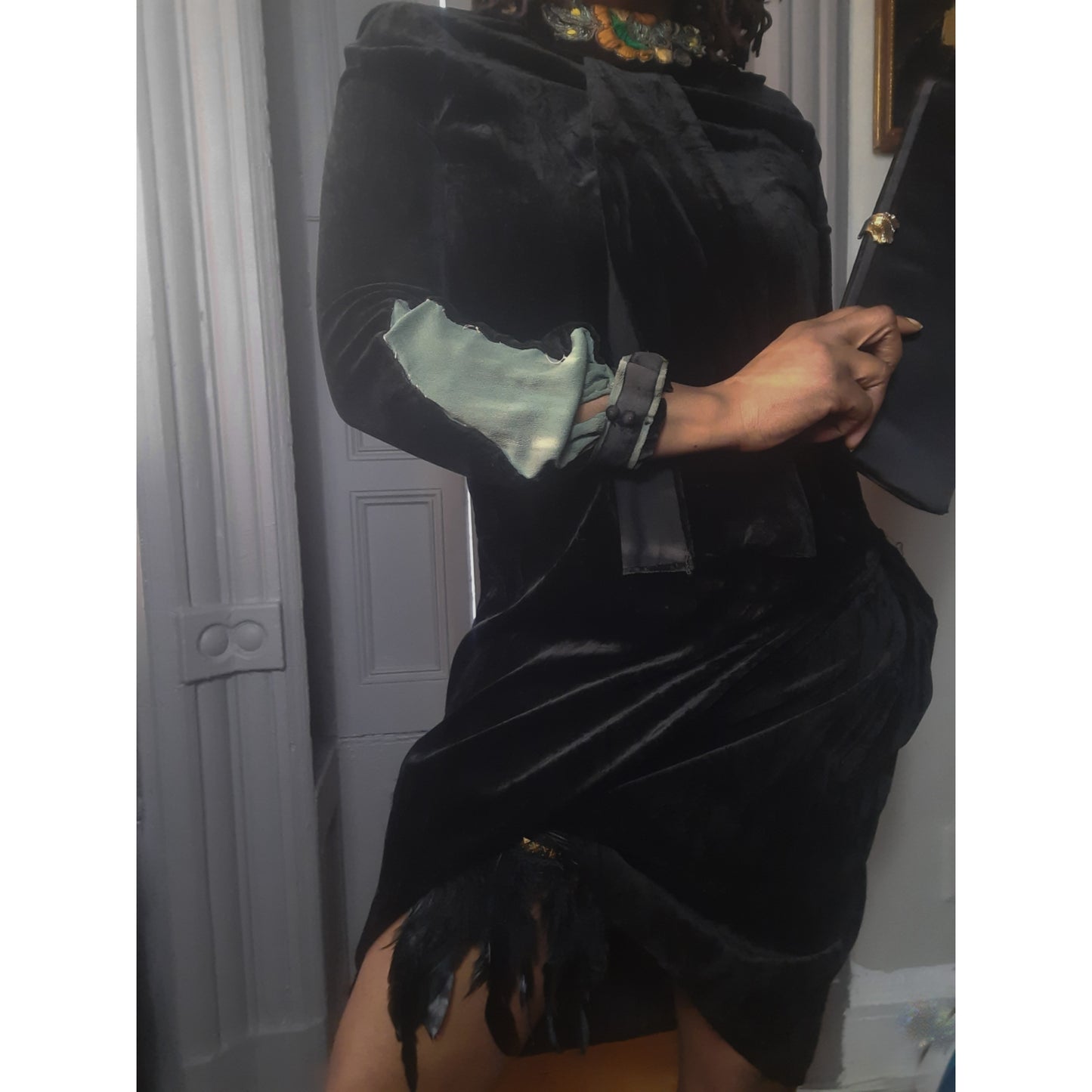 Vintage Velvet Dress Size Medium