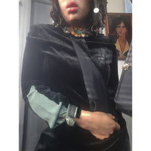 Load image into Gallery viewer, Vintage Velvet Dress Size Medium