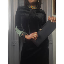 Load image into Gallery viewer, Vintage Velvet Dress Size Medium