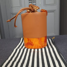 Load image into Gallery viewer, Lele Sadoughi Dallas Apricot Bag With Matinee Chain Strap