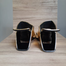 Load image into Gallery viewer, United Nude Gold Porn Toe Heels Size 36