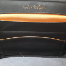 Load image into Gallery viewer, 1950s Vintage Black Satin Clutch | Bag by Dorian