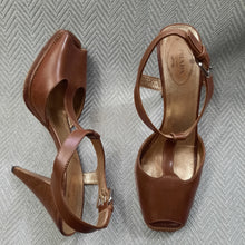 Load image into Gallery viewer, PRADA T- Strap Open Toe Sandal Size 40