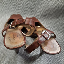 Load image into Gallery viewer, PRADA T- Strap Open Toe Sandal Size 40