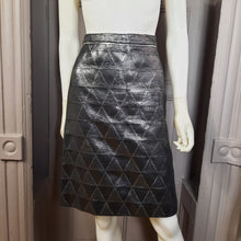 Load image into Gallery viewer, Versus Versace Metallic Geometric Pencil Skirt Size 4