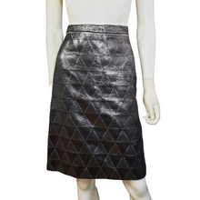 Load image into Gallery viewer, Versus Versace Metallic Geometric Pencil Skirt Size 4