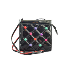 Load image into Gallery viewer, Vintage Quilted Patent Leather Crossbody Bag