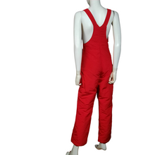 Load image into Gallery viewer, Red 1970s SKYR Vintage Overall Snow Ski Pants, Red Size S