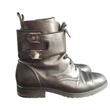 Load image into Gallery viewer, IRO Nels Black Leather Combat Boot Size 41