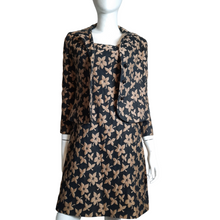 Load image into Gallery viewer, 1950s Floral Print Sheath Dress & Jacket Size S