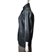 Load image into Gallery viewer, Claude Montana Pour Ideal Cuir Leather Blazer sz. M