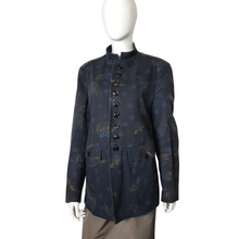 Load image into Gallery viewer, Vintage Dries Van Noten Mandarin Collar Button Up Jacket Size 50
