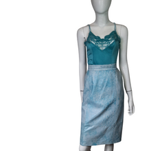 Load image into Gallery viewer, Lillie Rubin Leather Pencil Skirt Size 12
