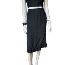 Load image into Gallery viewer, Black-Pencil-Skirts-Preowned-Louis Vuitton- Lucille Golden-Vintage