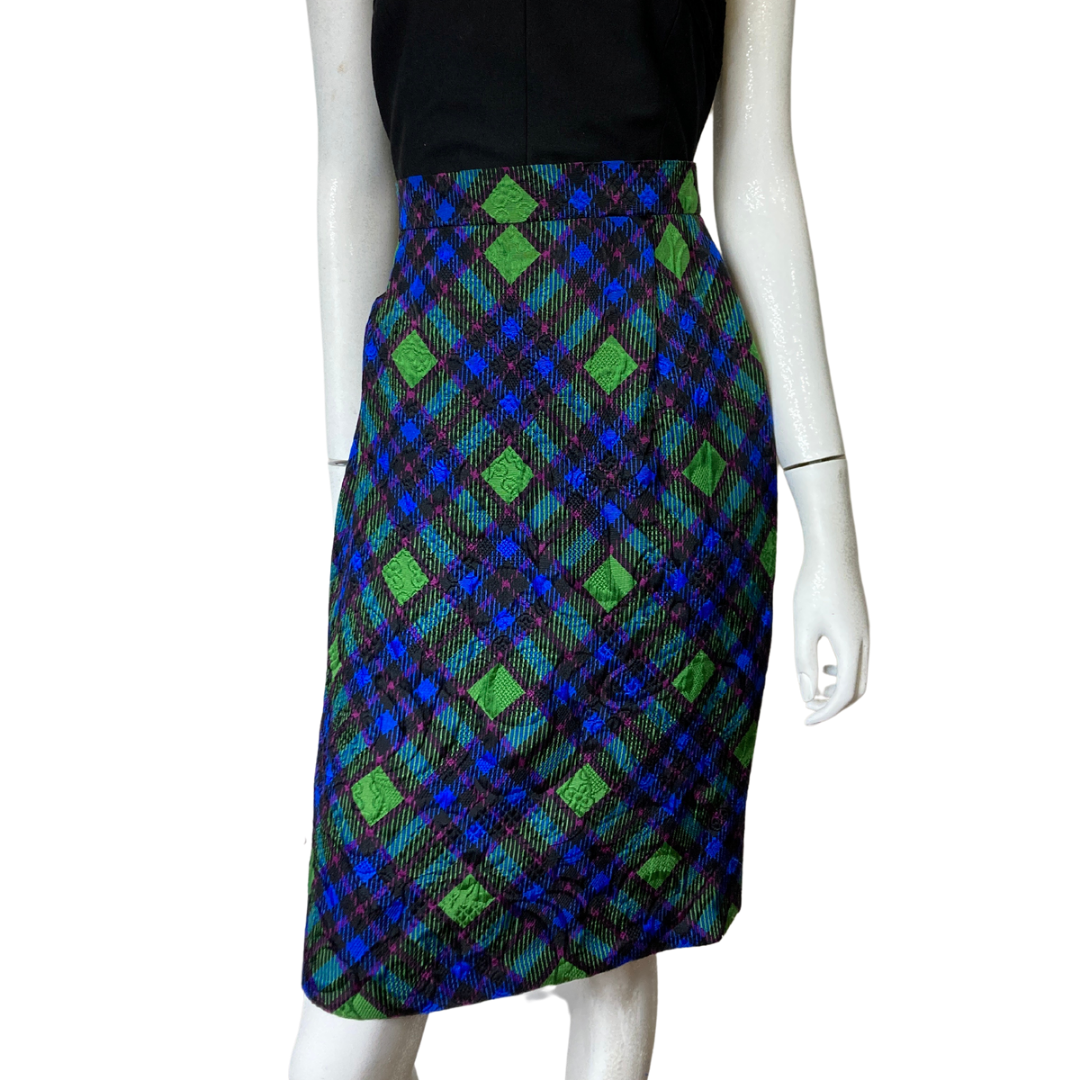Louis Feraud Woven Jacquard Print Skirt Size Small – Lucille