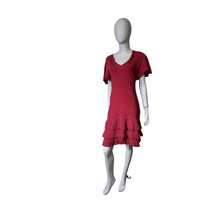 Load image into Gallery viewer, Karen Millen Pink, Pleated Hem Dress, Size 3