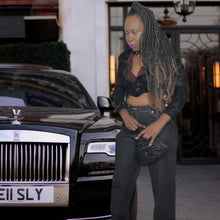 Load image into Gallery viewer, TDF! 90s Vintage Marnie West Black Crop Lace Jacket