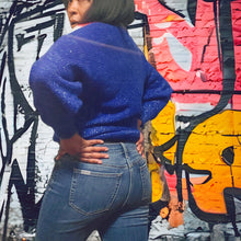 Load image into Gallery viewer, 80s Vintage Style VI Ltd. Lurex Star Sweater Size M