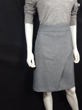 Load image into Gallery viewer, Ellie Kai Gray Tweed Pencil Skirt sz. 12, Skirts, Ellie Kai, [shop_name