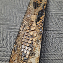 Load image into Gallery viewer, Wehmeiers New Orleans Geniune Snake Skin Belts Size M