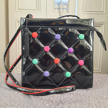 Load image into Gallery viewer, Vintage Quilted Patent Leather Crossbody Bag