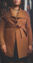 Load image into Gallery viewer, T Tahari Wool Blend Blanket Wrap Jacket Size L