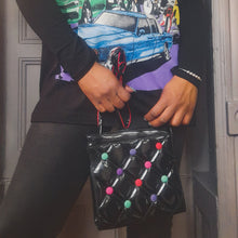 Load image into Gallery viewer, Vintage Quilted Patent Leather Crossbody Bag