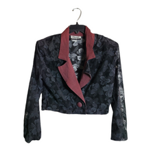 Load image into Gallery viewer, TDF! 90s Vintage Marnie West Black Crop Lace Jacket