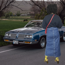 Load image into Gallery viewer, 90s Vintage Eddie Bauer Maxi Denim Skirt Size 8