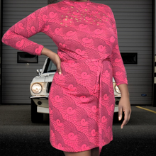 Load image into Gallery viewer, 60s Pelilla B Altman & Co Hand Printed Wool Dress, Reimagined by Narai Lucille