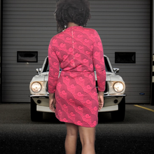 Load image into Gallery viewer, 60s Pelilla B Altman & Co Hand Printed Wool Dress, Reimagined by Narai Lucille