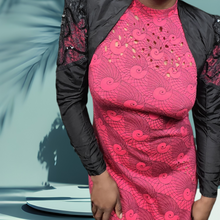 Load image into Gallery viewer, 60s Pelilla B Altman & Co Hand Printed Wool Dress, Reimagined by Narai Lucille