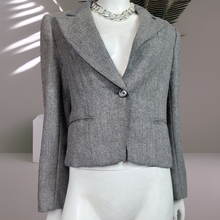 Load image into Gallery viewer, Vintage Blazers-90s Fashion-Molasani Tweed Blazer- Lucille Golden Vintage