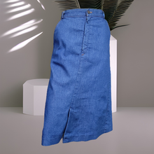 Load image into Gallery viewer, 70s Vintage Denim Skirt