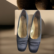 Load image into Gallery viewer, Vintage Black Yves Saint Laurent Square Toe Pumps Size 9.5