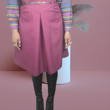 Load image into Gallery viewer, 70s Yolk Skirt, Highwaist A Line Skirt