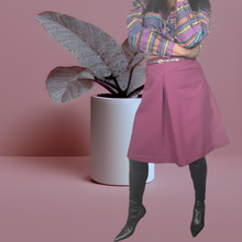 Load image into Gallery viewer, 70s Yolk Skirt, Highwaist A Line Skirt