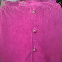 Load image into Gallery viewer, L.L. Bean Wale Courdoroy Button Up Pencil Size Skirt 14