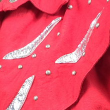 Load image into Gallery viewer, 70s Snap Button Cow Girl Shirt