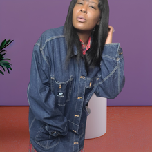 Load image into Gallery viewer, Vintage Denim Jackets State Property Mens Vintage Size XXL