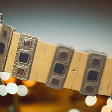 Load image into Gallery viewer, Roberto Cavalli Jeweled Leather Belts Size Large