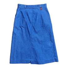 Load image into Gallery viewer, 70s Vintage Denim Skirt