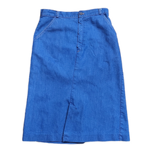 Load image into Gallery viewer, 70s Vintage Denim Skirt