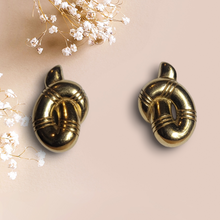 Load image into Gallery viewer, Vintage Givenchy Snake Post Earrings Shop Lucille Golden Vintage, Shoes , Clothing and Accessories