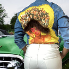 Load image into Gallery viewer, Bill Blass Denim Jacket 90s Vintage Jeans Size XL