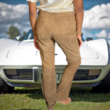 Load image into Gallery viewer, Santacroce Firenze Printed Suede Leather Trousers Size 42