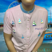 Load image into Gallery viewer, 80s The Quaker Factory Shirt sz. M