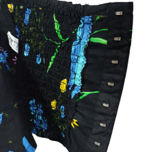 Load image into Gallery viewer, Black Floral Sweetheart Bustier Top sz. M